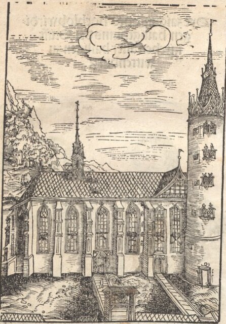 Abbildung der Schlosskirche zu Wittenberg